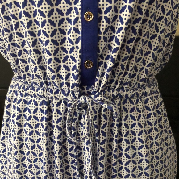 Gap Blue & White High Low Tank Maxi Dress size Small - Picture 8 of 9